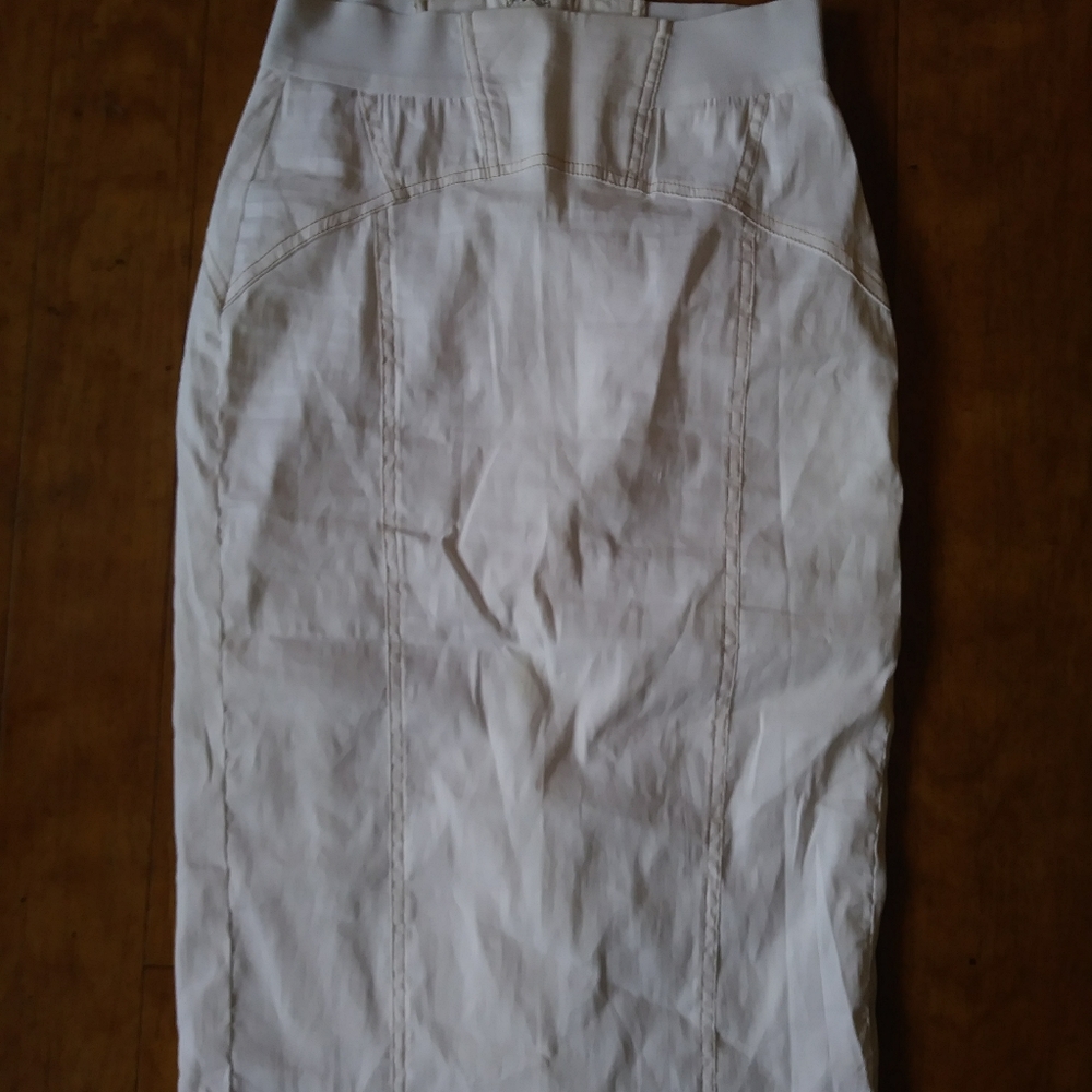 White Bebe Skirt